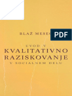 Blaž Mesec - Kvalitativno Raziskovanje PDF