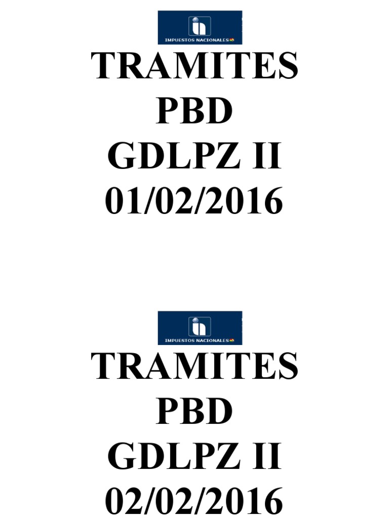 CARATULA PBD(1) | PDF