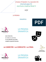 04 LA PREMISA DRAMÁTICA Mas Taller 02 Unidad 01 Las 7 Pesquisas y Adaptando La Fuente de Creación