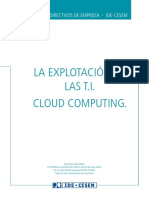 La Explotación de Las T.I. Cloud Computing