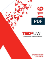 TEDxUW Sponsorship Package 2016