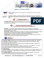 Brochure Bachelor QHSE PDF