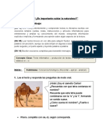 Clase 4: "¿Es Importante Cuidar La Naturaleza?" Objetivo de Aprendizaje