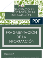 Fragmentación y Comprensión de La Información