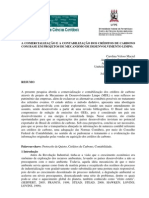 A Comercialização e A Contabilização Dos Créditos de Carbono