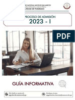 Aa UNMSM - GUIA DE ADMISION 2023-I