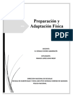 Act. Preparacion y Adaptación Física