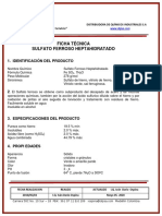 Sulfato Ferroso Heptahidratado PDF