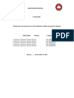 Esquema de Proyecto de Investigacion PDF