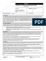 Onboarding Paperwork - CP-PY-039 COVID-19 Influenza Immunisation Policy