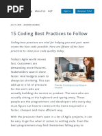 Good Programming Practice (1)