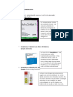 Otras Vías de Administración