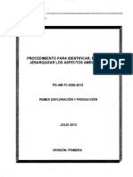 PG-AM-TC-0020-2012 Eval. y Jerarquizar Aspectos Ambientales PDF