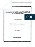 PG-AM-TC-0021-2012 Requistios Legales y Otors Req.