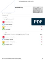 ANATOMÍA GENERALIDADES - Detalhes - Kahoot!