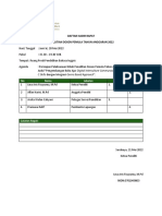 Daftar Hadir Rapat