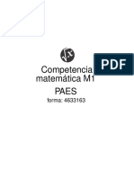 Competencia Matemática M1 Paes: Forma: 4633163