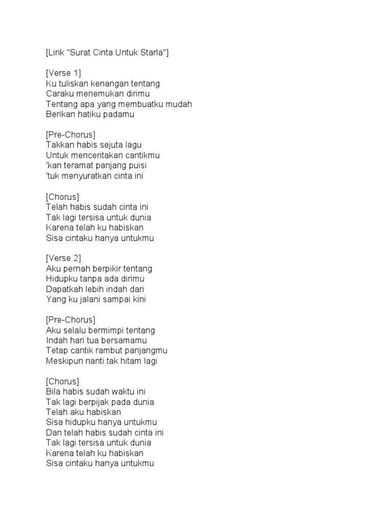 Surat Cinta Untuk Starla PDF