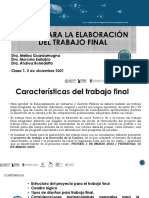 Taller para La Elaboración Del Trabajo Final PDF