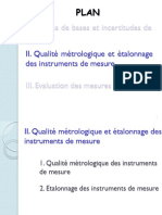 Cours de Métrologie Partie 2 PDF