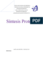 Tema 9. Sintesis Proteica
