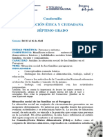 FORMACIÓN ÉTICA Y CIUDADANA 7°mo ESTUDIANTE 12 AL 16 DE ABRIL