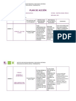 Cuadro Plan de Acción - Gustavo Adolfo Cavajal Garzón - Archivistica