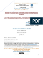 Revista Electrónica Calidad en La Educación Superior Issn: 1659-4703, Vol. 10 (2) Julio - Diciembre, 2019: 112-141