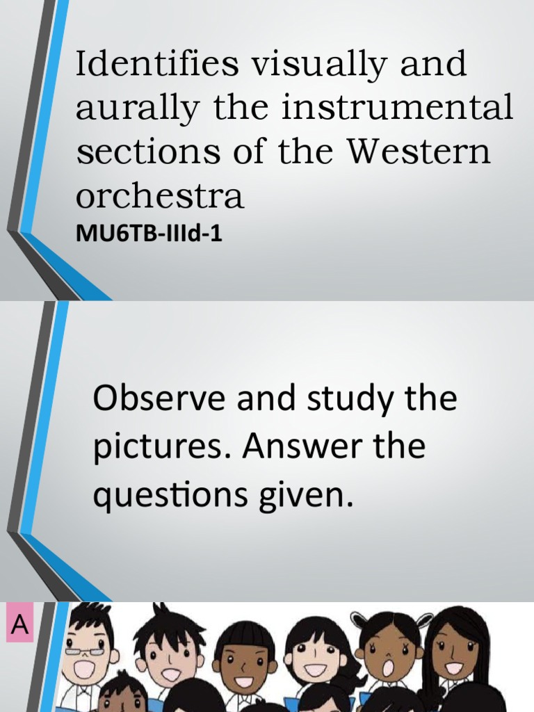 Classifying Instruments of the Western Orchestra An Overview of