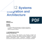 IT312 Systems Integration and Architecture PDF