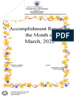 DepEd Bulacan March Accomplishment