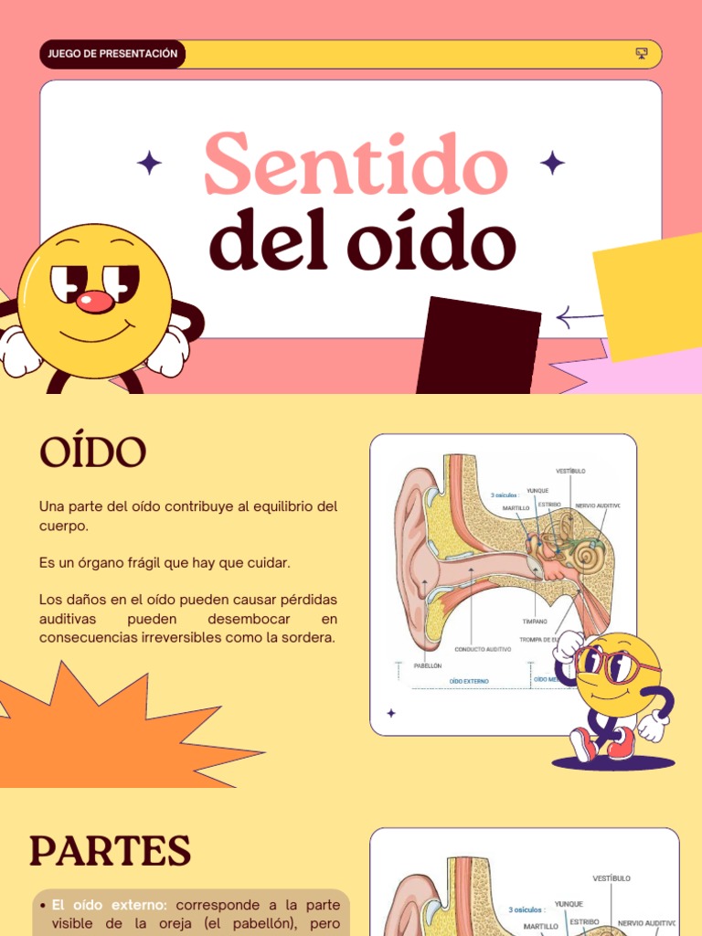 Sentido Del Oído | PDF | Oído | Escuchando