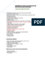 Lista de Instrumental para Odontologia, Sara Montes