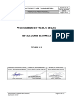 11.2 Procedimiento de Instalaciones Sanitarias PDF