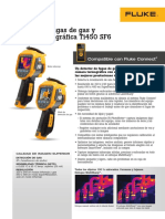 Detector de Fugas de Gas y Cámara Termográfica Ti450 SF6: Compatible Con Fluke Connect