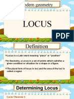 Modern Geometry (Locus)