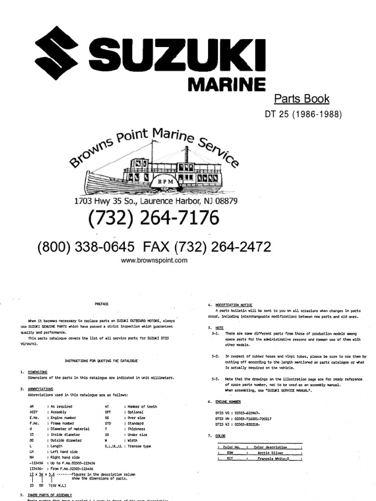 BOAT MOTOR MANUALS visual data 7