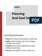 Planning and Goal Setting