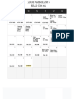 Jadual Pgs Ogos