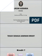 Hukum Agraria 2020 - 4. Hak Tanggungan Atas Tanah