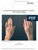 Scientist Discovers Aging Clock To Speed and Reverse Aging - Time PDF