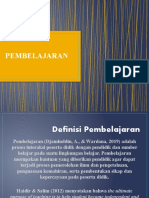 Pertemuan 4 Pembelajaran (Pembelajaran, Pendekatan Pembelajaran, Pembelajaran Transformatif)