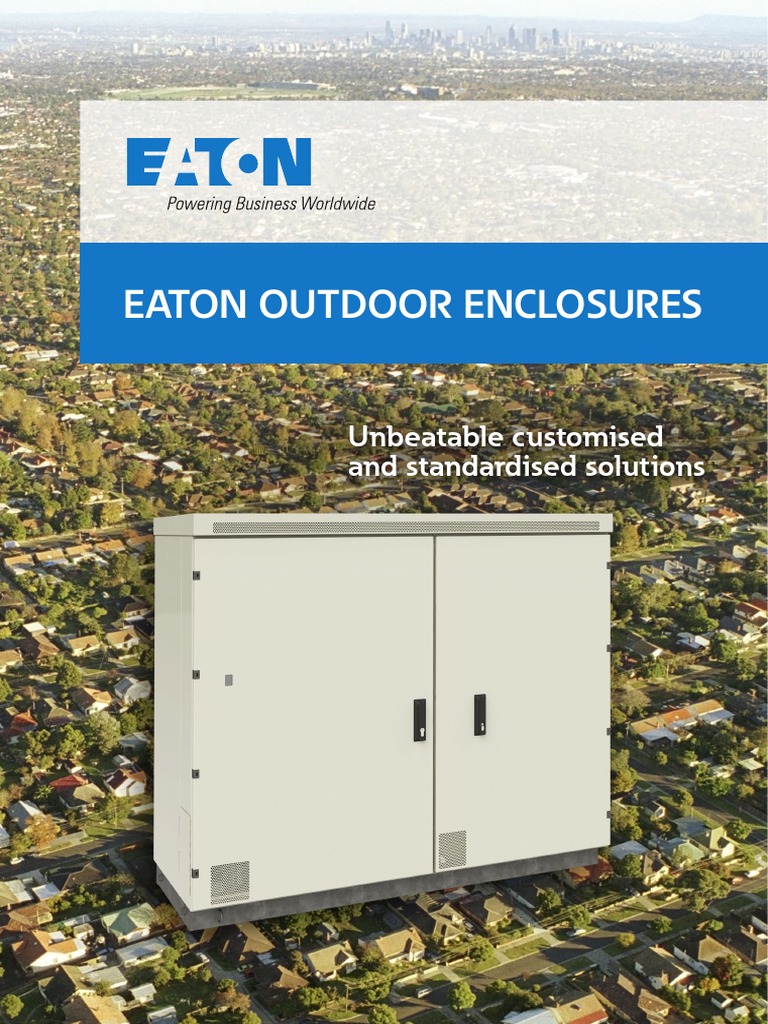 Outdoors Enclosures Brochure  PDF Fiber To The X 4 G