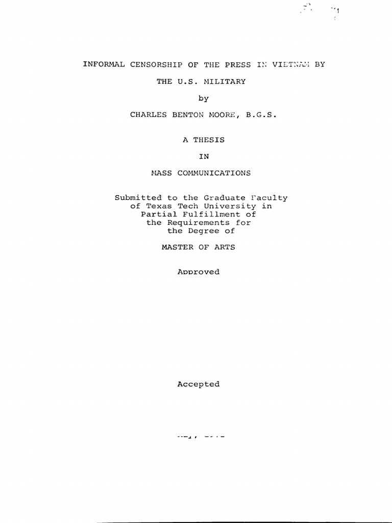 Military and Press Censorship PDF PDF