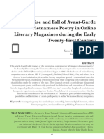 The Rise and Fall of Avant-Garde Vietnamese Poetry in Online Literary Magazines During The Early Twenty-First Century