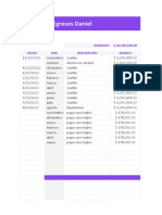 Planilla de Excel para Control de Ingresos