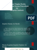 Evaluasi Tingkat Resiko Pencemaran (Inspeksi Sanitasi)