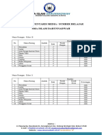 Daftar Inventaris Media Sumber Belajar