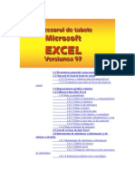 Excel Cuprins