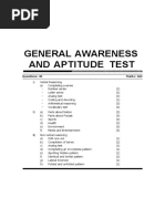 Afpsat Reviewer General Aptitude Battery Test PDF